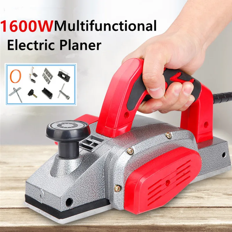 1200W/1600W Electric Planer Powerful Wooden Hand-held Copper Wire Wood Planer Carpenter Woodworking Cutting Power Tools Kit
1200W/1600W Electric Planer Powerful Wooden Hand-held Copper Wire Wood Planer Carpenter Woodworking Cutting Power Tools Kit
