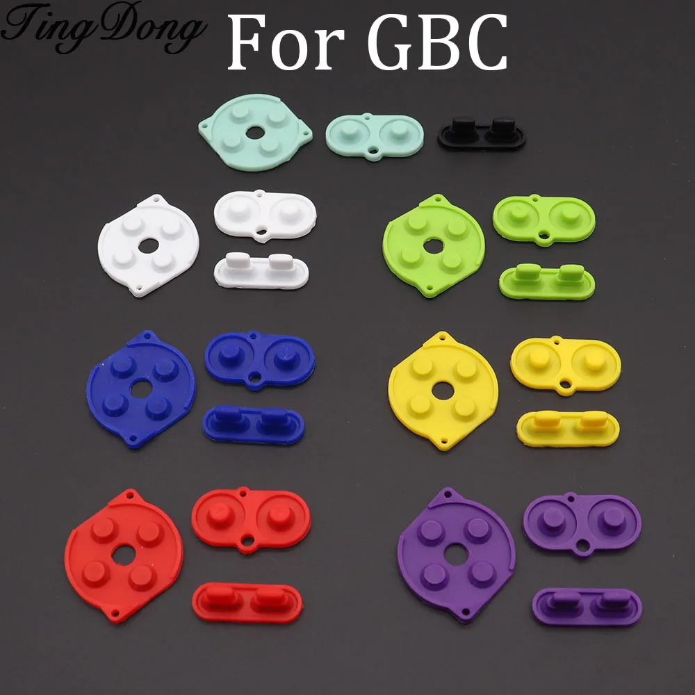 TingDong 1set For Nintendo Game Boy Color Colour Button Silicone Rubber Pad Conductive A B Select Start Rubber Button For GBC
TingDong 1set For Nintendo Game Boy Color Colour Button Silicone Rubber Pad Conductive A B Select Start Rubber Button For GBC