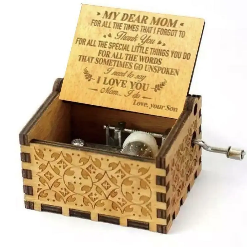 New Year Music Box You Are My Sunshine-Woodcut Music Box Christmas Gift Birthday Gift Music Box Home Decoration For Children
New Year Music Box You Are My Sunshine-Woodcut Music Box Christmas Gift Birthday Gift Music Box Home Decoration For Children