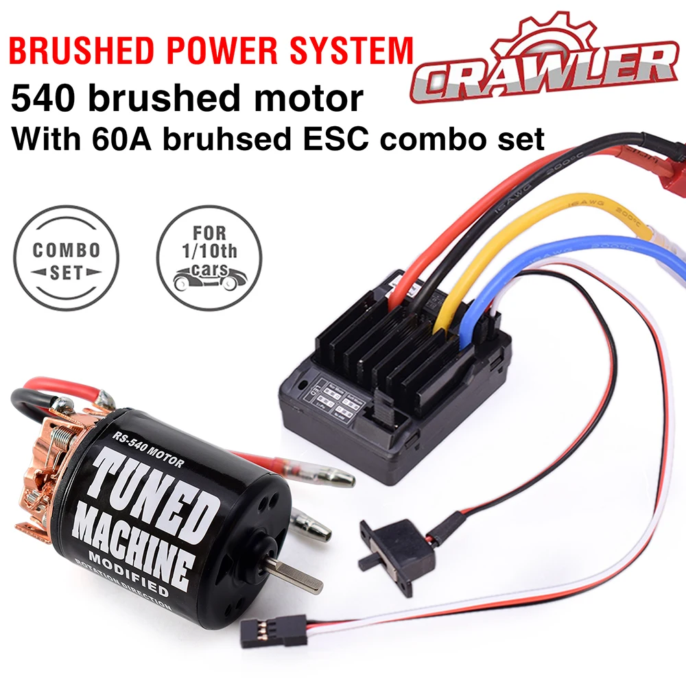 AUSTAR 60A Brushed ESC 2-3S LiPo Electric Speed Controller Car Accessories for 1/10 RC Crawlers Cars
AUSTAR 60A Brushed ESC 2-3S LiPo Electric Speed Controller Car Accessories for 1/10 RC Crawlers Cars