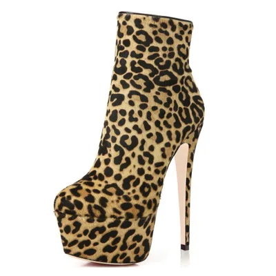 Femmes Bottes Sexy Ultra High Heels Platform Ankle Boots For Women Winter Boots Leopard Leather Fetish Shoes Woman Large Size
Femmes Bottes Sexy Ultra High Heels Platform Ankle Boots For Women Winter Boots Leopard Leather Fetish Shoes Woman Large Size