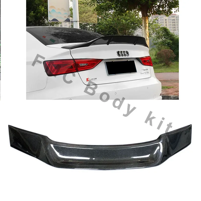 Suitable for 2013-2020 Audi A3 S3 RS3 8V luxury sedan R-type carbon fiber rear spoiler luggage wing lip dust cover
Suitable for 2013-2020 Audi A3 S3 RS3 8V luxury sedan R-type carbon fiber rear spoiler luggage wing lip dust cover