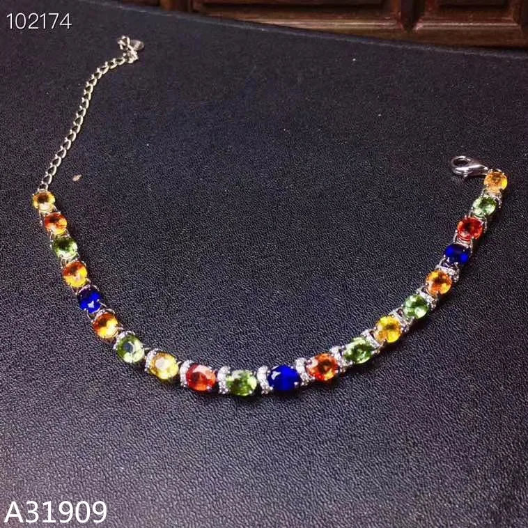 KJJEAXCMY Fine Jewelry 925 sterling silver inlaid natural colored gemstone female bracelet support detection luxury
KJJEAXCMY Fine Jewelry 925 sterling silver inlaid natural colored gemstone female bracelet support detection luxury