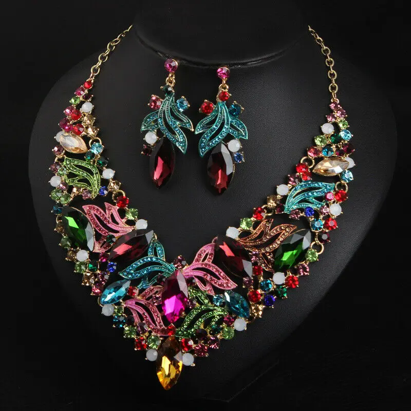 Ослепительные ювелирные изделия, ожерелье для женщин, свадебный комплект, ювелирные изделия, серьги-капли, эффектное колье, воротник со стразами, подарки
Ослепительные ювелирные изделия, ожерелье для женщин, свадебный комплект, ювелирные изделия, серьги-капли, эффектное колье, воротник со стразами, подарки