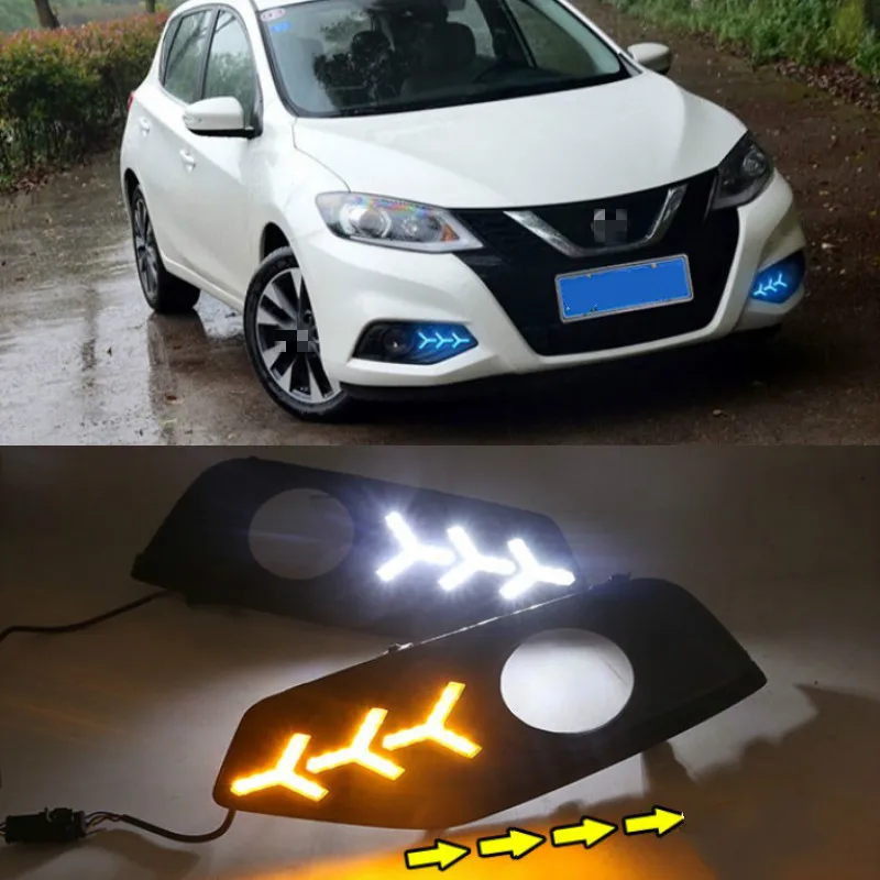 1 пара для Nissan Tiida 2016-2019 12V Авто Светодиодный дневной светильник лампа DRL Противотуманные лампы
1 пара для Nissan Tiida 2016-2019 12V Авто Светодиодный дневной светильник лампа DRL Противотуманные лампы