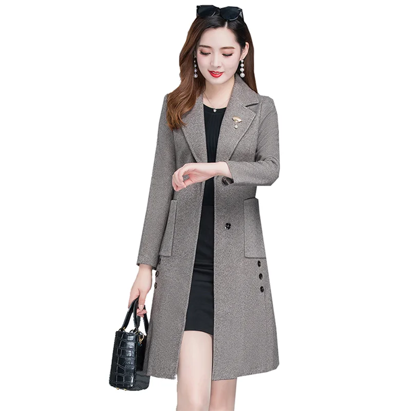 High quality women's windbreaker coat medium long size 4XL women's 2022 new tide autumn winter overcoat Korean loose thick
High quality women's windbreaker coat medium long size 4XL women's 2022 new tide autumn winter overcoat Korean loose thick