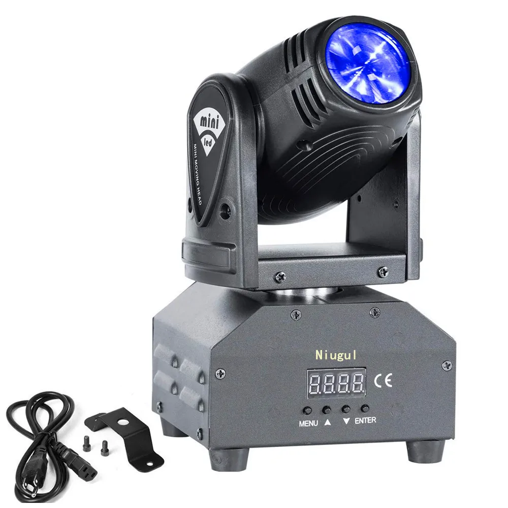Moving Head Light DJ Spot Lights Mini Moving Head Stage Beam Light RGBW DMX512 Sound Activated for Disco, Party, Club, Bar, DJ
Moving Head Light DJ Spot Lights Mini Moving Head Stage Beam Light RGBW DMX512 Sound Activated for Disco, Party, Club, Bar, DJ