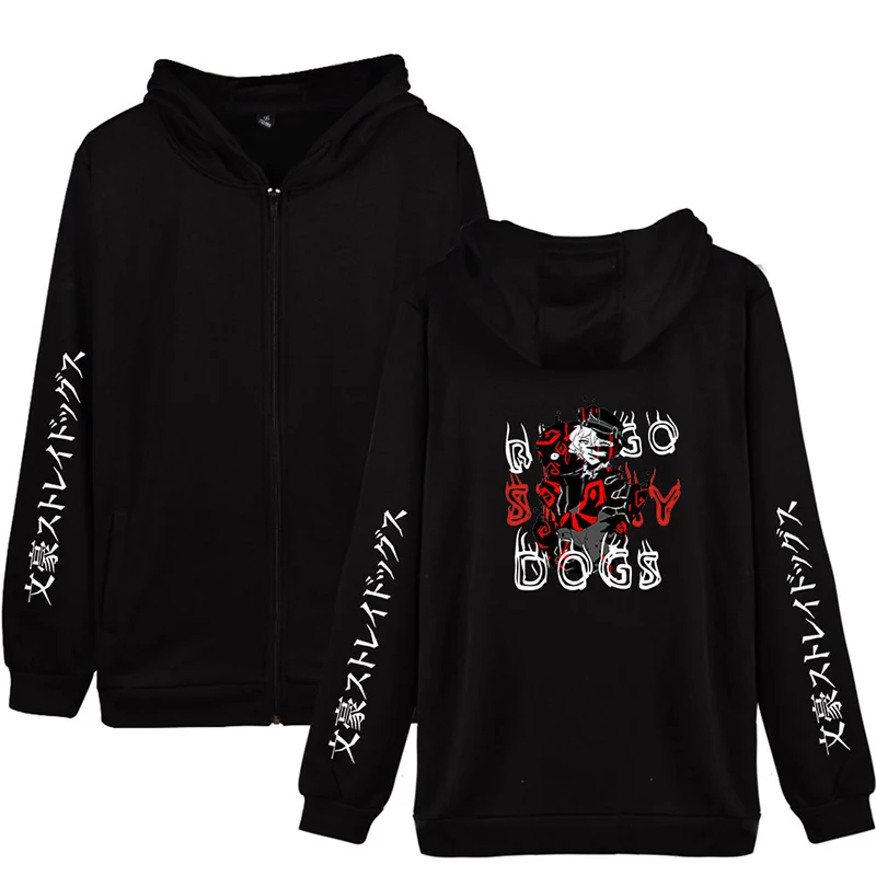 Fashion Japanese Harajuku Anime Bungo Stray Dogs Men Women Zipper Long Sleeve Pocket Zip Up Hoodies Jackets Sweatshirts Tops 4XL
Fashion Japanese Harajuku Anime Bungo Stray Dogs Men Women Zipper Long Sleeve Pocket Zip Up Hoodies Jackets Sweatshirts Tops 4XL