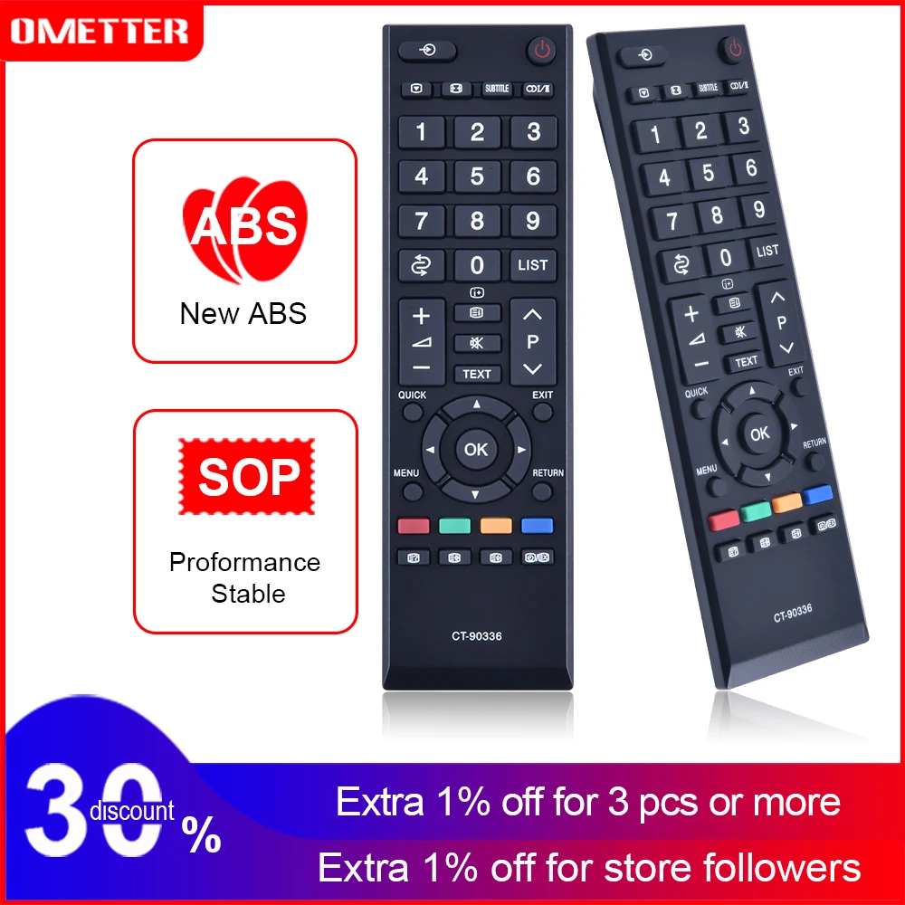 New CT-90336 Remote Fit for Toshiba TV 32CV700E 32CV700T 32CV700V 40CV700E 40CV700T 40CV700V
New CT-90336 Remote Fit for Toshiba TV 32CV700E 32CV700T 32CV700V 40CV700E 40CV700T 40CV700V