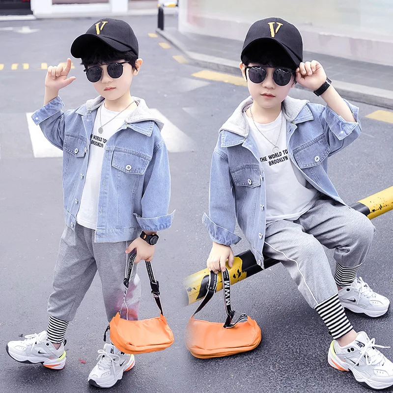 Blue Jean Spring Autumn Coat Outerwear Top Children Clothes Kids Costume Teenage Formal Home Outdoor Boy Clothing High Quality
Blue Jean Spring Autumn Coat Outerwear Top Children Clothes Kids Costume Teenage Formal Home Outdoor Boy Clothing High Quality