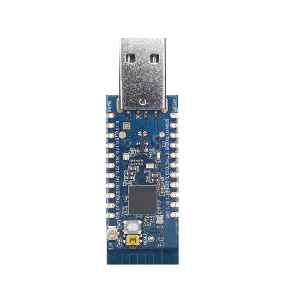 USB-ключ Taidacent nRF52840, макетная плата, модуль с поддержкой USB, подключение nRF, внешняя NFC-антенна вместо PCA10059
USB-ключ Taidacent nRF52840, макетная плата, модуль с поддержкой USB, подключение nRF, внешняя NFC-антенна вместо PCA10059