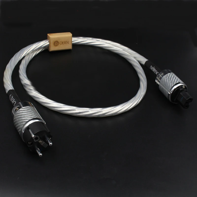 HIFI посеребренный кабель питания EU SCHUKO Высококачественные шнуры питания переменного тока с углеродным волокном Вилка питания европейского стандарта
HIFI посеребренный кабель питания EU SCHUKO Высококачественные шнуры питания переменного тока с углеродным волокном Вилка питания европейского стандарта