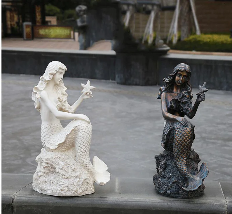 Garden Courtyard Mermaid Resin Animal Sculpture Decoration Outdoor Park Figurines Crafts Villa Statue Furnishing Accessories Art
Garden Courtyard Mermaid Resin Animal Sculpture Decoration Outdoor Park Figurines Crafts Villa Statue Furnishing Accessories Art