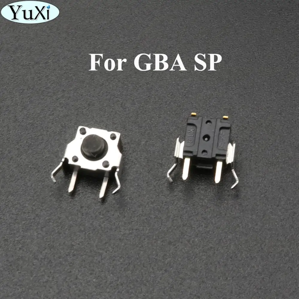 YuXi 4Pin Shoulder Trigger L R Left Right Key Button Micro Switch for Nintend Gameboy for GBA SP
YuXi 4Pin Shoulder Trigger L R Left Right Key Button Micro Switch for Nintend Gameboy for GBA SP