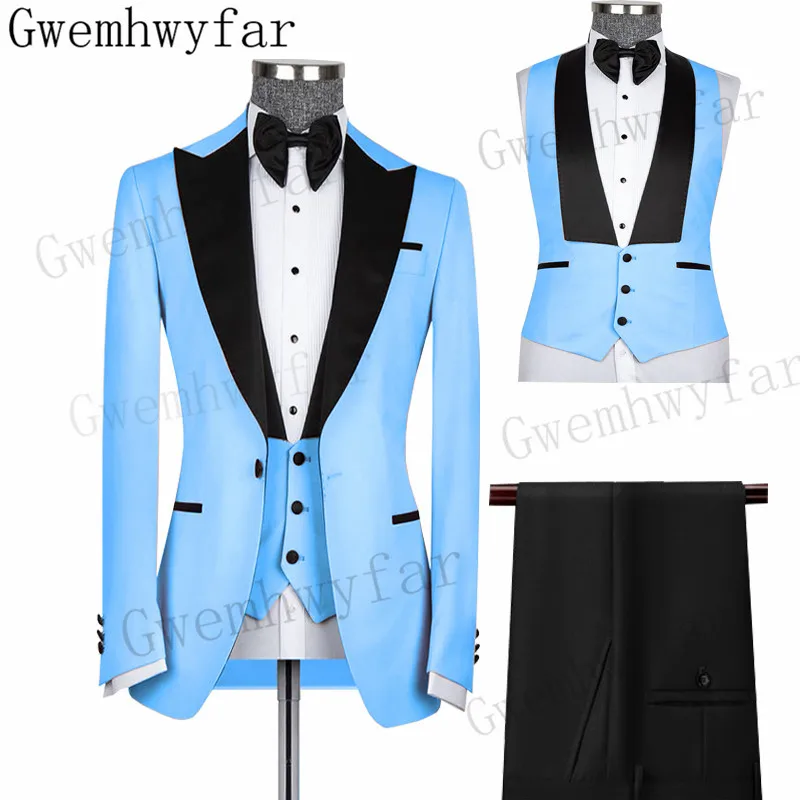 Gwenhwyfar Formal Slim Fit Men Suits White Black Blazer Fashion Tailor-Made For Wedding Prom Party 3 Pcs(Coat+Pant+Vest)
Gwenhwyfar Formal Slim Fit Men Suits White Black Blazer Fashion Tailor-Made For Wedding Prom Party 3 Pcs(Coat+Pant+Vest)