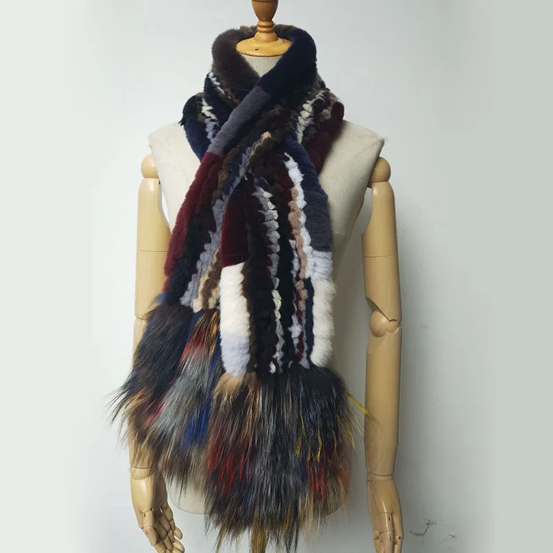 Women Long Winter Real Rex Rabbit Fur Scarf With Silver Fox Fur Fashion Warm Thick Female Genuine Fur Scarves Femme
Women Long Winter Real Rex Rabbit Fur Scarf With Silver Fox Fur Fashion Warm Thick Female Genuine Fur Scarves Femme