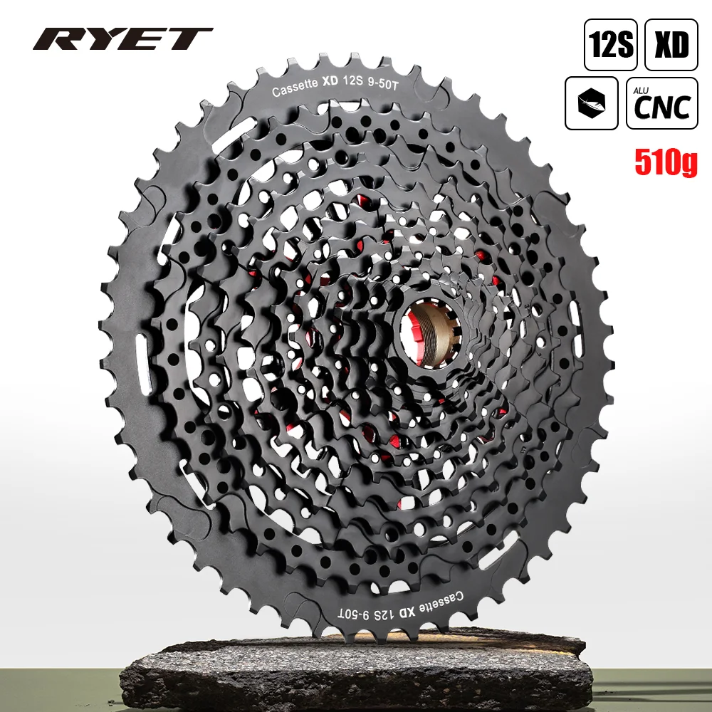 RYET MTB 12 Скоростей 9-50T кассета XD кассета черный 535g 9-50 кассета 12s кассета k7 велосипед FREEWHEEL
RYET MTB 12 Скоростей 9-50T кассета XD кассета черный 535g 9-50 кассета 12s кассета k7 велосипед FREEWHEEL