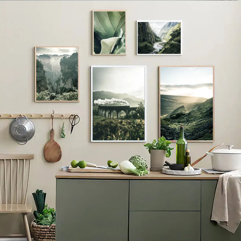 Nature Landscape Green Mountain Forest Leaf Canvas Painting Poster Nordic Art Print Wall Picture for Living Room Bedroom Decor
Nature Landscape Green Mountain Forest Leaf Canvas Painting Poster Nordic Art Print Wall Picture for Living Room Bedroom Decor