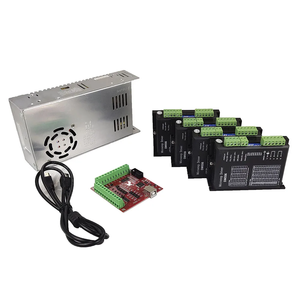 MACH3 4 axis 100K USB CNC kit wood engraving machine machine smooth stepping motion controller card DM556 stepping motor driver
MACH3 4 axis 100K USB CNC kit wood engraving machine machine smooth stepping motion controller card DM556 stepping motor driver