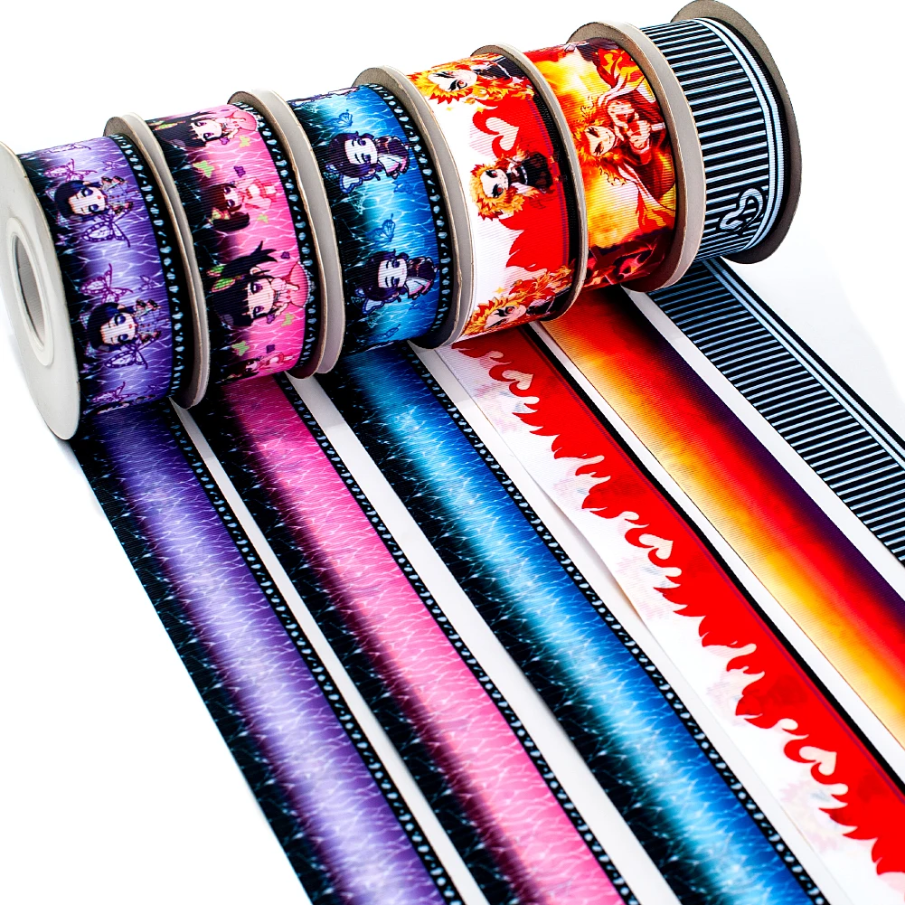 New Double Printed Japanese Kimetsu No Yaiba Anime Grosgrain/Satin Ribbon 10 Yards
New Double Printed Japanese Kimetsu No Yaiba Anime Grosgrain/Satin Ribbon 10 Yards