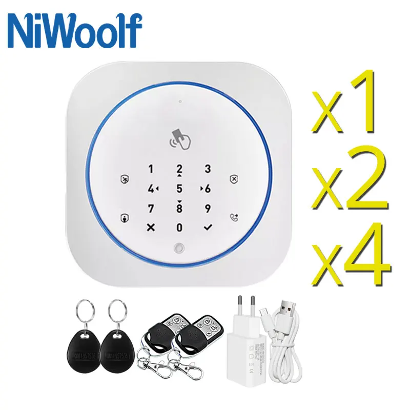 Wireless Home GSM Alarm System Touch Keyboard Intercom Remote Control 433MHz Sensor & Detector IOS Android APP Wholesale
Wireless Home GSM Alarm System Touch Keyboard Intercom Remote Control 433MHz Sensor & Detector IOS Android APP Wholesale