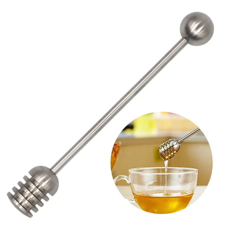3 Pcs Stainless Steel Honey Stirrer Spoon Syrup Stirrer with Round Bead Honey Spoon Wand Kitchen Cooking Tools
3 Pcs Stainless Steel Honey Stirrer Spoon Syrup Stirrer with Round Bead Honey Spoon Wand Kitchen Cooking Tools