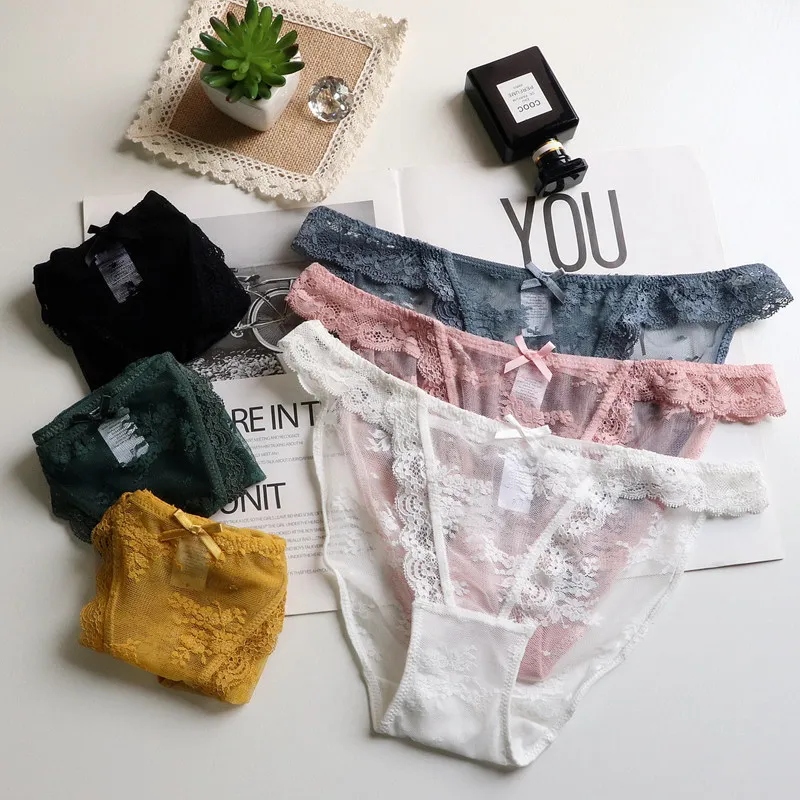 European Style Sexy Panties Underwear Fashion Hollow Out Briefs Low Waist Seamless Transparent Underpants Female Bow Lingerie
European Style Sexy Panties Underwear Fashion Hollow Out Briefs Low Waist Seamless Transparent Underpants Female Bow Lingerie
