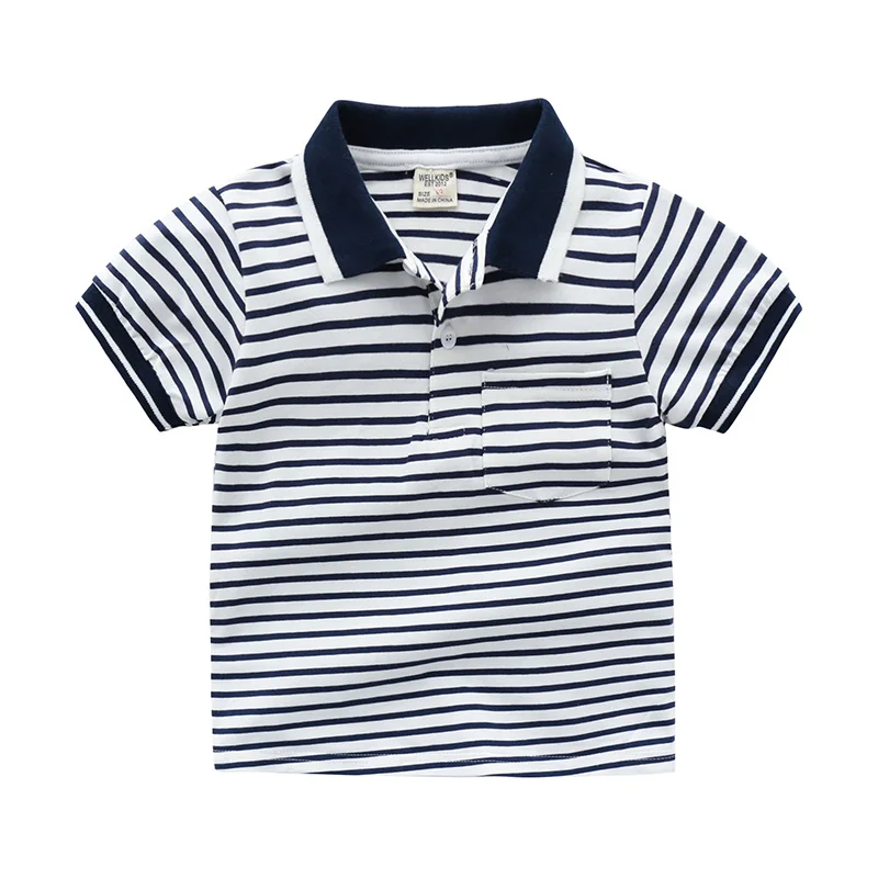Summer Striped Boys Polo T-shirts Cotton Soft Fabric Little Gentleman Tops Tees Elegant Shirt Kids Clothes
Summer Striped Boys Polo T-shirts Cotton Soft Fabric Little Gentleman Tops Tees Elegant Shirt Kids Clothes