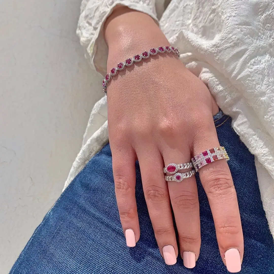silver color rainbow cz engagement ring wide colorful cz eternity band stacking full finger rings for women
silver color rainbow cz engagement ring wide colorful cz eternity band stacking full finger rings for women