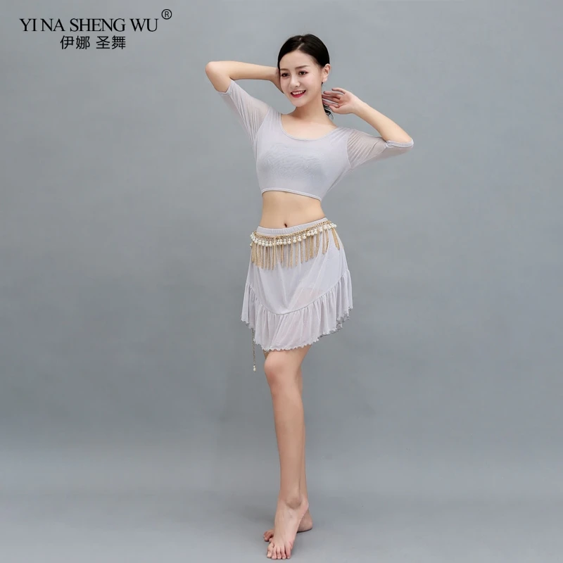 Belly Dance Clothes Wear Milk Silk Belly Dance Suit 2pcs Top Short Skirt Girls Bellydance Costume Latin/Ballroom Dance Set Women
Belly Dance Clothes Wear Milk Silk Belly Dance Suit 2pcs Top Short Skirt Girls Bellydance Costume Latin/Ballroom Dance Set Women