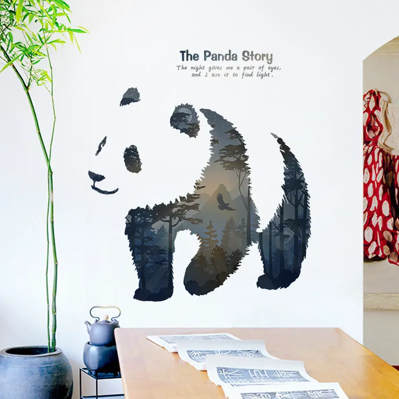 Creative Cute Panda Wall Stickers For Kids Rooms Child Bedroom Wall Decor Self Adhesive Stickers Room Decoration Home Decor
Creative Cute Panda Wall Stickers For Kids Rooms Child Bedroom Wall Decor Self Adhesive Stickers Room Decoration Home Decor
