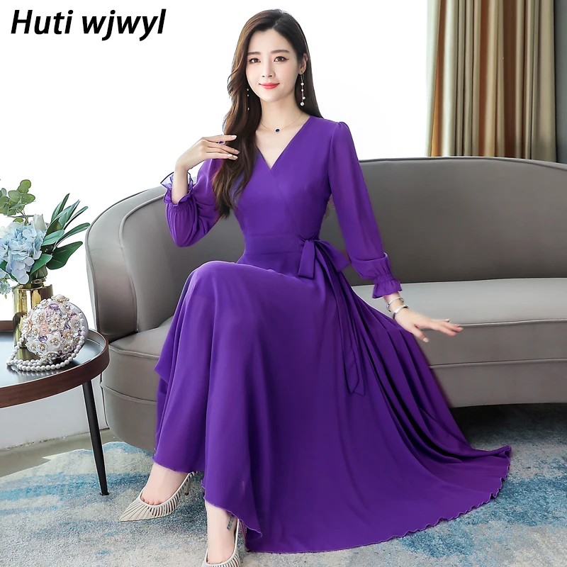 Autumn Winter Pink Vintage Solid Casual Midi Dress Elegant Chiffon Beach Maxi Dress 2023 Women Party Long Sleeve Black Vestidos
Autumn Winter Pink Vintage Solid Casual Midi Dress Elegant Chiffon Beach Maxi Dress 2023 Women Party Long Sleeve Black Vestidos