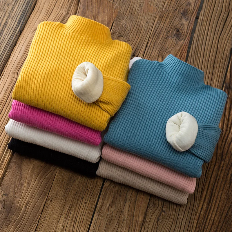 1T-13T Pure Color Autumn Winter Boy Girl Kids Thick Knitted Bottoming Turtleneck Shirts Solid Middle Collar Pullover Sweater
1T-13T Pure Color Autumn Winter Boy Girl Kids Thick Knitted Bottoming Turtleneck Shirts Solid Middle Collar Pullover Sweater