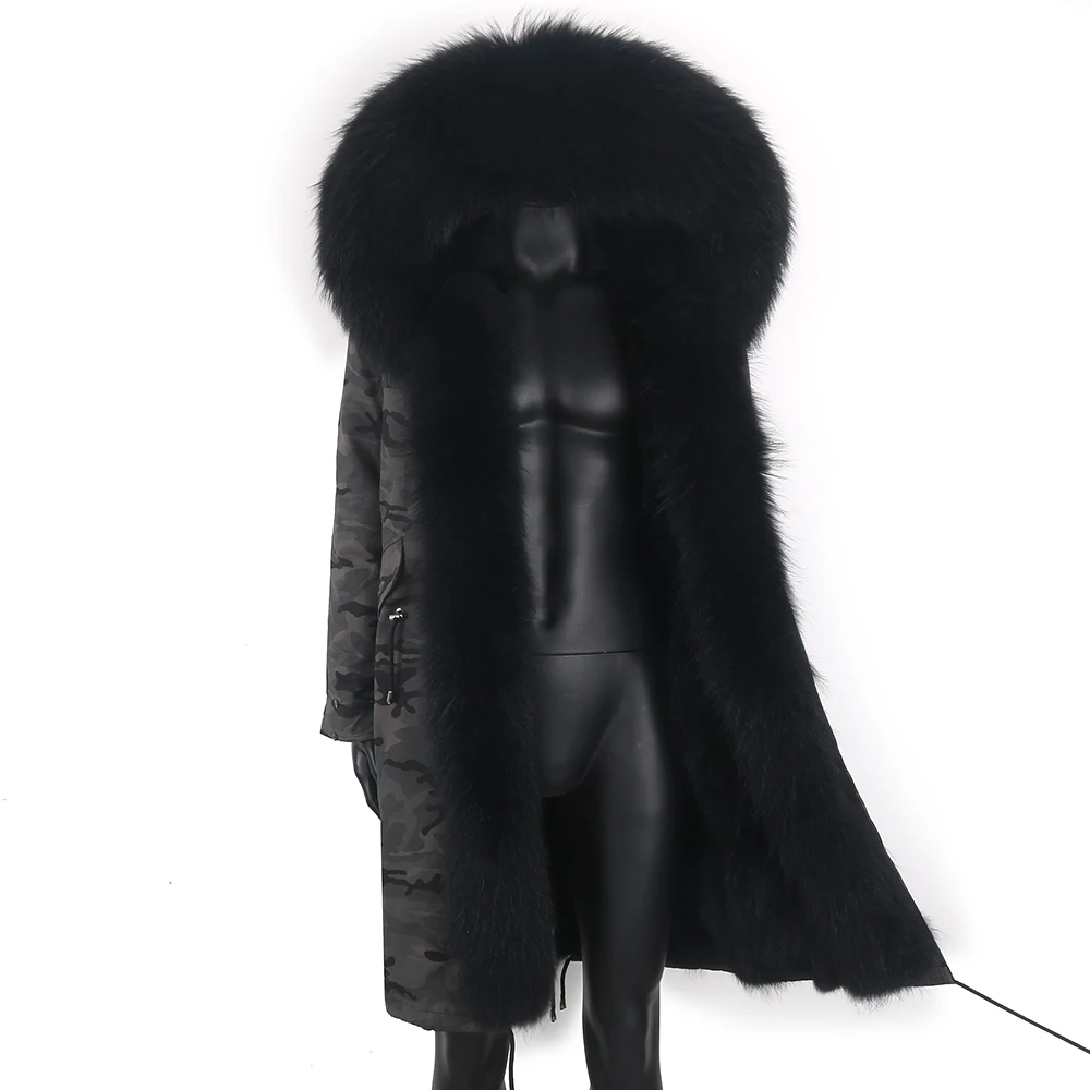 2021 X-Long Men Winter Jacket Natural Raccoon Fox Fur Waterproof Parka Thick Camouflage gray Streetwear Removable Real Fur Coat
2021 X-Long Men Winter Jacket Natural Raccoon Fox Fur Waterproof Parka Thick Camouflage gray Streetwear Removable Real Fur Coat