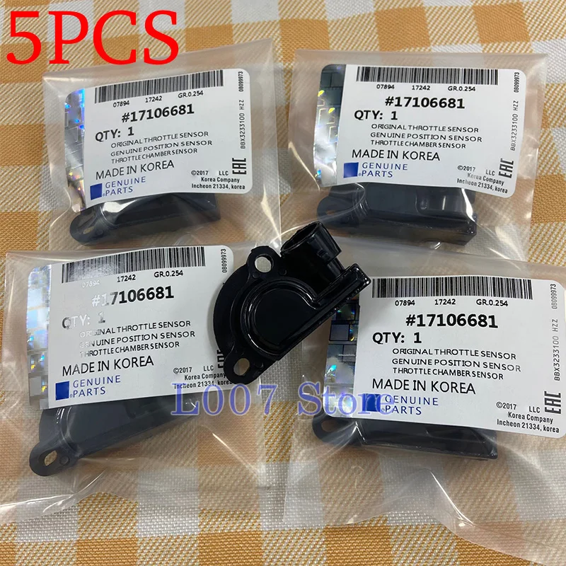 Датчик положения дроссельной заслонки TPS для Buick Excelle Century Cadillac Chevrolet Aveo Camaro Daewoo Kalos Nubira GMC 17106681, 5 шт.
Датчик положения дроссельной заслонки TPS для Buick Excelle Century Cadillac Chevrolet Aveo Camaro Daewoo Kalos Nubira GMC 17106681, 5 шт.
