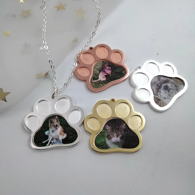 Custom 925 solid silver Paw Photo Necklace Personalized Custom Dog Paw Necklace Pendant Men Women Lovers Pet Photo Tag Portrai
Custom 925 solid silver Paw Photo Necklace Personalized Custom Dog Paw Necklace Pendant Men Women Lovers Pet Photo Tag Portrai