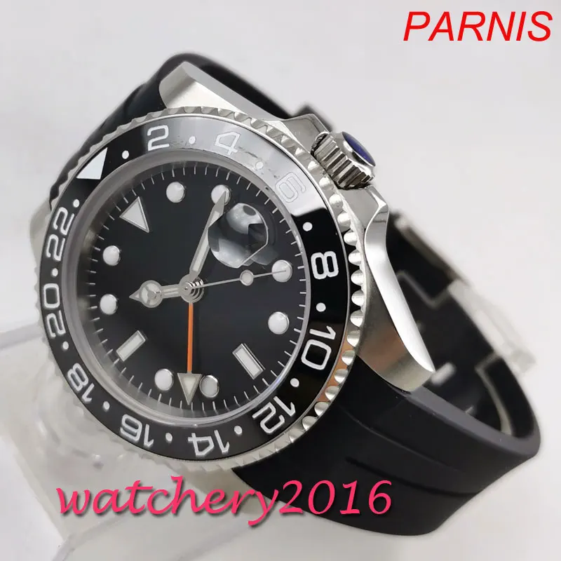 Fashion 40mm PARNIS sterile Black dial No Logo Sapphire watches men GMT watch 2019 Automatic Movement mens Watch
Fashion 40mm PARNIS sterile Black dial No Logo Sapphire watches men GMT watch 2019 Automatic Movement mens Watch