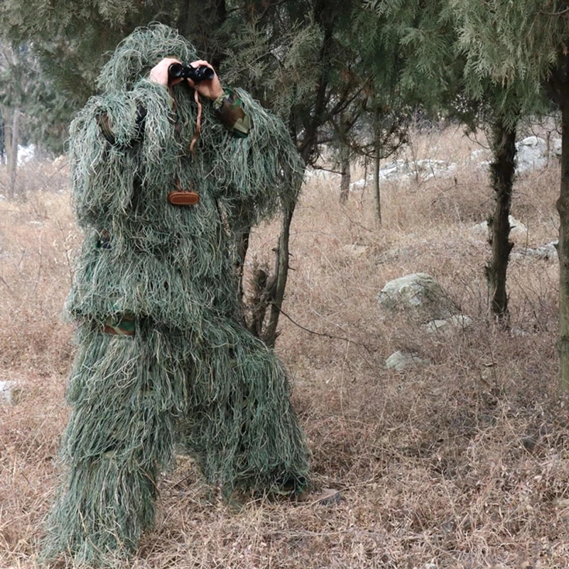 Ghillie Hunting Clothes Camouflage Clothing Hunting Suit Outdoor Birding Watching Photography Clothes Ghillie Suit
Ghillie Hunting Clothes Camouflage Clothing Hunting Suit Outdoor Birding Watching Photography Clothes Ghillie Suit
