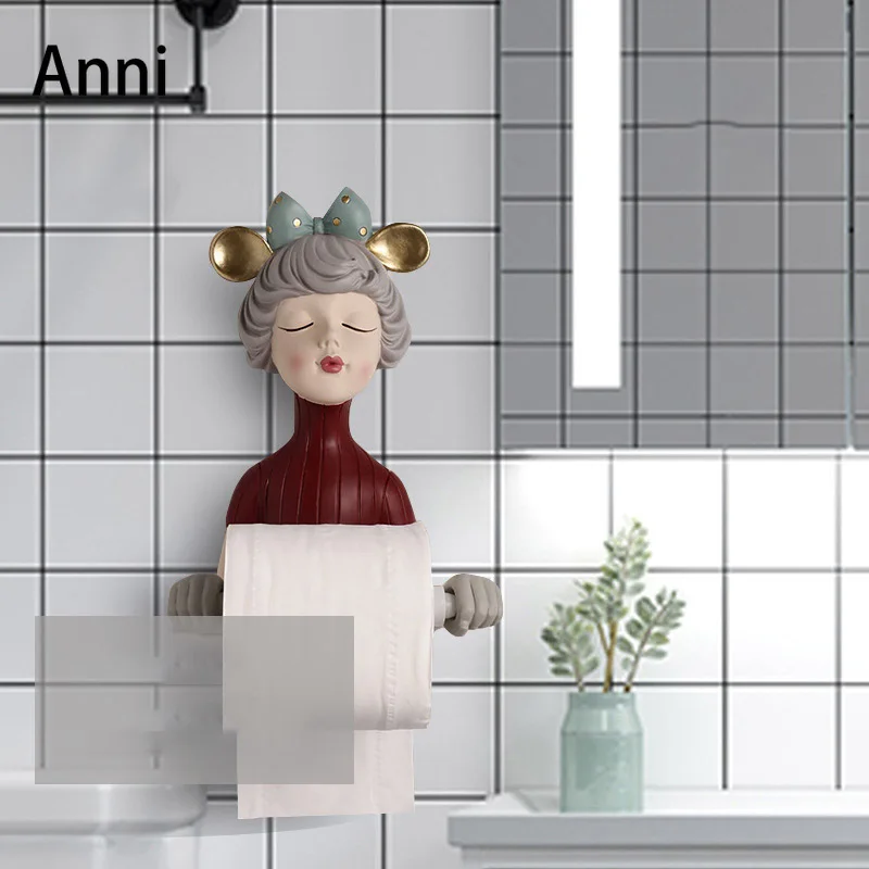 Creativity Bubble Girl Paper Towel Stand European Modern Resin Rolling Tray Punch-free Tissue Holder Home Bathroom Accessories
Creativity Bubble Girl Paper Towel Stand European Modern Resin Rolling Tray Punch-free Tissue Holder Home Bathroom Accessories