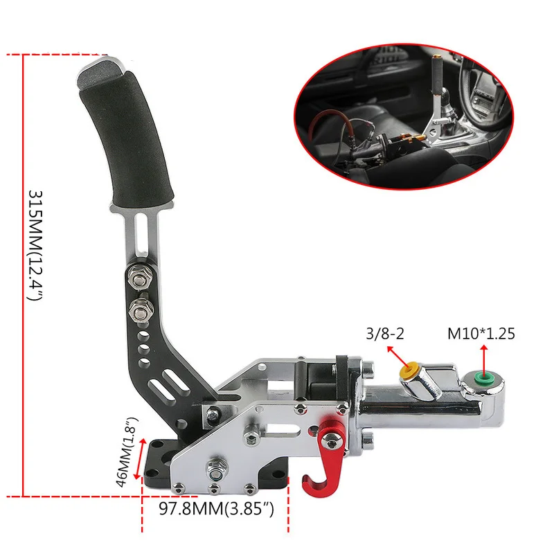 1Pc Aluminum Universal Racing Hydraulic Handbrake Lever Drift Hand brake Drift E-Brake Color brake handle car interior handbrake
1Pc Aluminum Universal Racing Hydraulic Handbrake Lever Drift Hand brake Drift E-Brake Color brake handle car interior handbrake