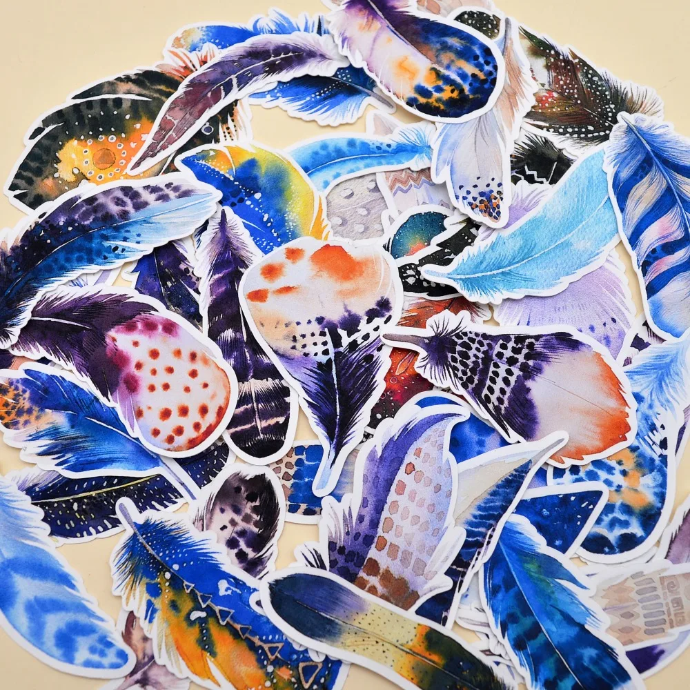 44pcs Colorful Romantic Dream Feather sticker Diary Notebook Planner / Handbook DIY letter thin Paper Sticker
44pcs Colorful Romantic Dream Feather sticker Diary Notebook Planner / Handbook DIY letter thin Paper Sticker