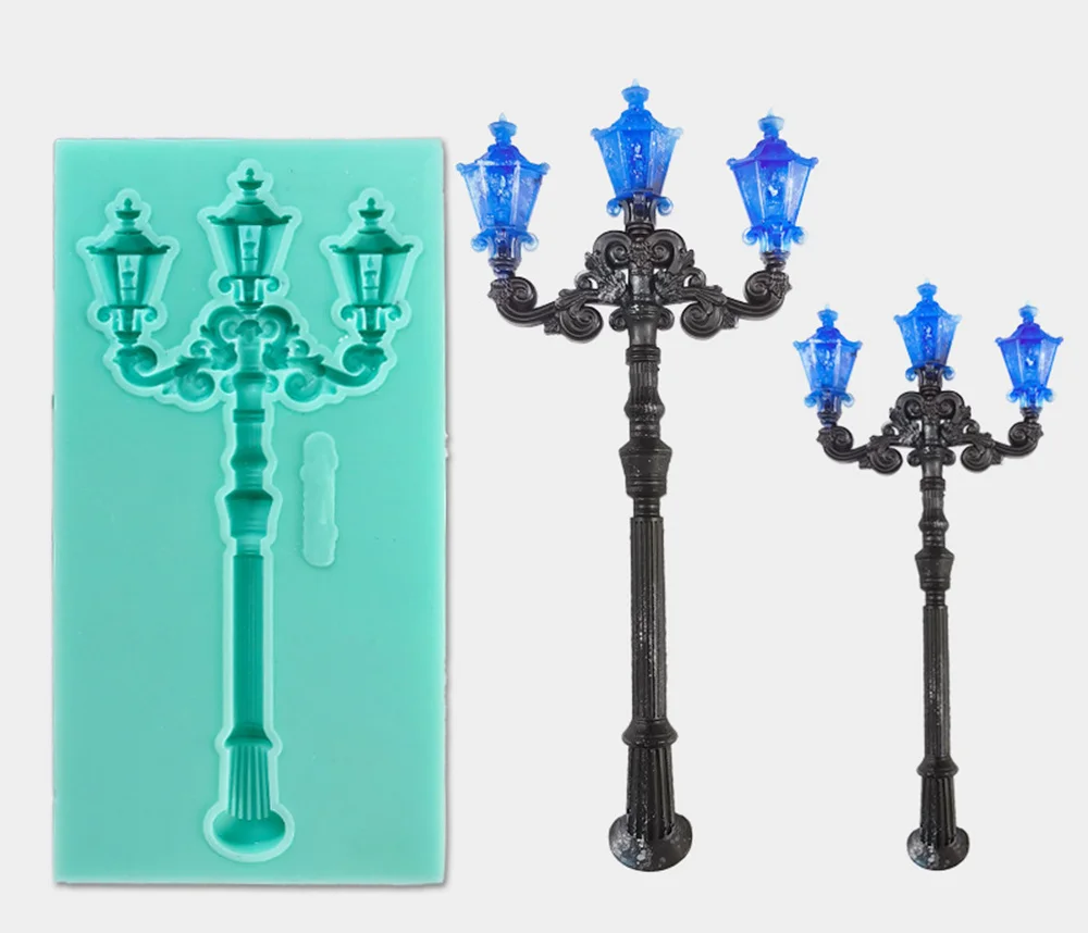 Street Lamp Fondant Cake 2D Forms For Mold Crystal Chocolate Decoration Baking DIY Silicone Mould Handmade Tools
Street Lamp Fondant Cake 2D Forms For Mold Crystal Chocolate Decoration Baking DIY Silicone Mould Handmade Tools