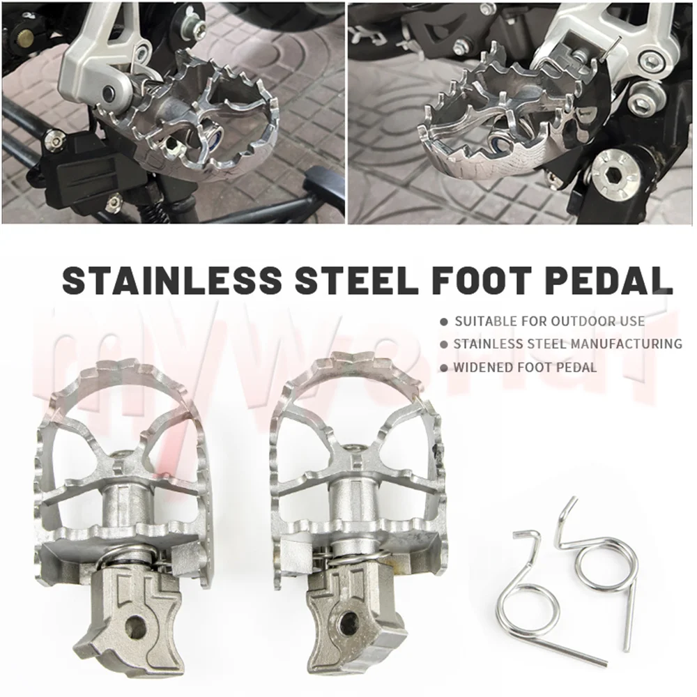 Fit for R1200GS 2003-2020 R1250GS 2018-2021 R1150GS 2000-2005 Stainless Steel Front Footrest Foot Pegs Pedal Wide
Fit for R1200GS 2003-2020 R1250GS 2018-2021 R1150GS 2000-2005 Stainless Steel Front Footrest Foot Pegs Pedal Wide