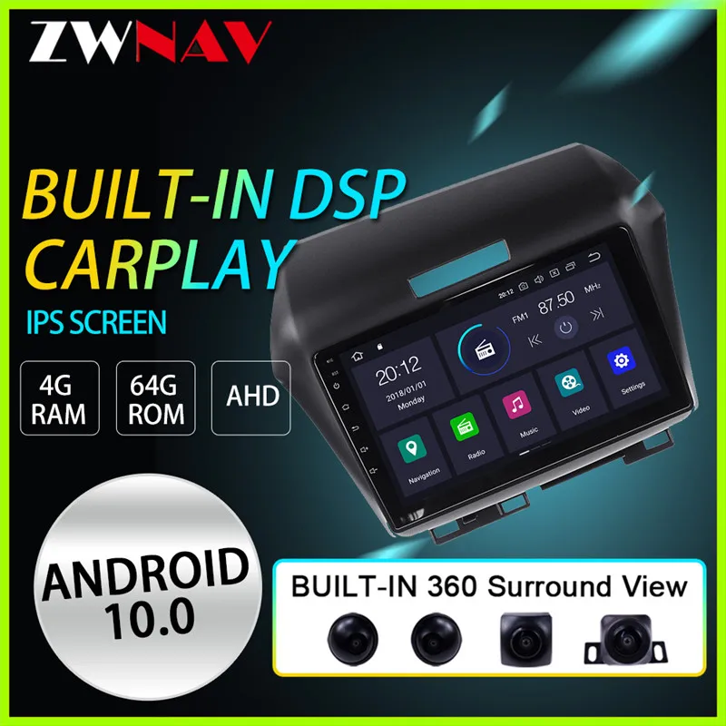 Автомобильный DVD-плеер DSP PX6 на Android 10, 360, с панорамным звуком, 4G, для Honda Jade 2013- 2017, радио, стерео, GPS
Автомобильный DVD-плеер DSP PX6 на Android 10, 360, с панорамным звуком, 4G, для Honda Jade 2013- 2017, радио, стерео, GPS