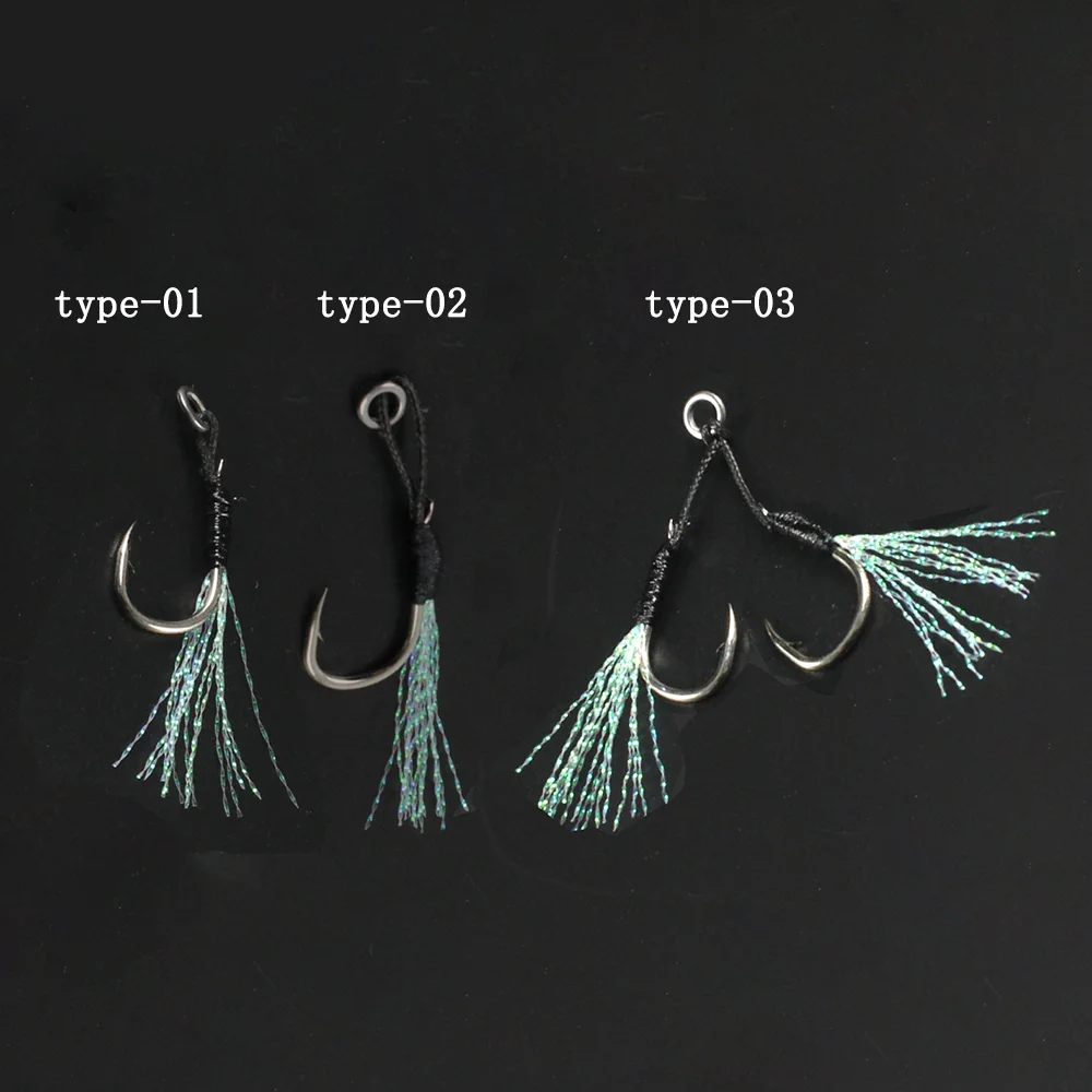 1pc Double Fish Hook Barbed Luya Vib Hooks High Carbon Steel Sharp Fishing Accessories Sea for Fishery Tackle Goods Tools Iseni 
1pc Double Fish Hook Barbed Luya Vib Hooks High Carbon Steel Sharp Fishing Accessories Sea for Fishery Tackle Goods Tools Iseni