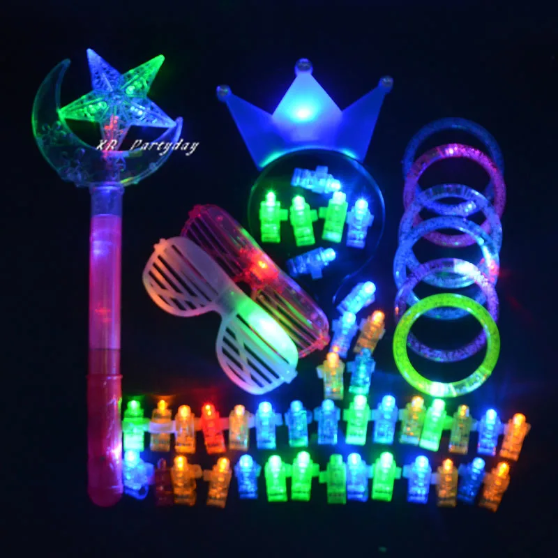 LED Light Up Neon Party Toy Headband Glow Eye Glasses Bracelet Finger Ring Gift Cosplay Birthday Wedding Festival
LED Light Up Neon Party Toy Headband Glow Eye Glasses Bracelet Finger Ring Gift Cosplay Birthday Wedding Festival