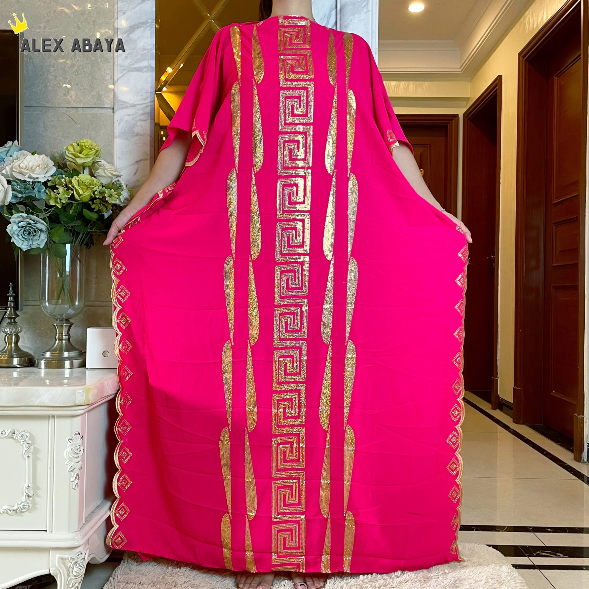 African Design Sequins Embroidery Abaya for Ladies, High Grade Comfortable Fabric, Muslim Dress for Party, KaftanTurkish Clothes
African Design Sequins Embroidery Abaya for Ladies, High Grade Comfortable Fabric, Muslim Dress for Party, KaftanTurkish Clothes