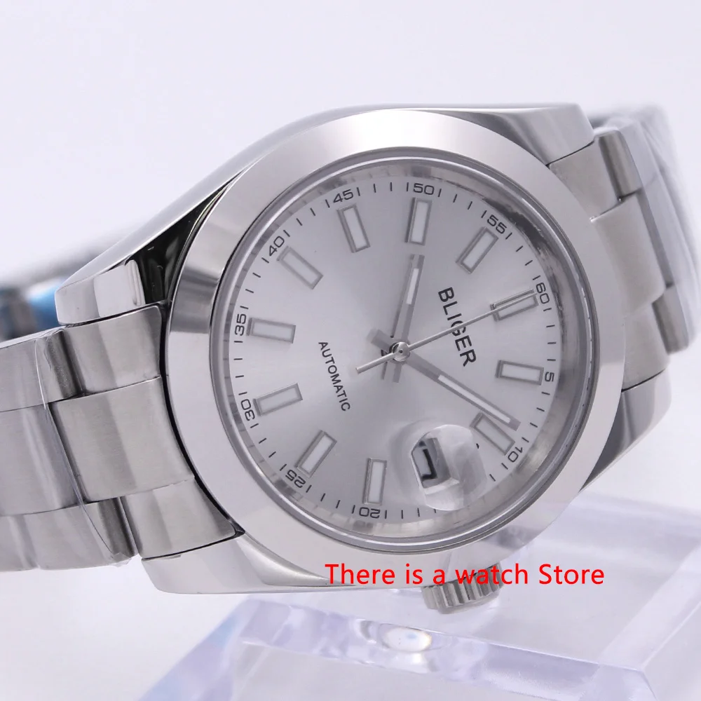 Bliger 40mm Automatic Mens Watch Luxury Calendar Luminous Waterproof Sapphire Glass Men Mechanical Wristwatches
Bliger 40mm Automatic Mens Watch Luxury Calendar Luminous Waterproof Sapphire Glass Men Mechanical Wristwatches