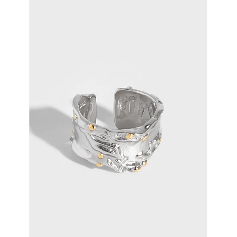 10.4MM Authentic S925 Sterling Silver Irregular Texture Molten Thorns Band Long Ring Fine Jewelry TLJ1656
10.4MM Authentic S925 Sterling Silver Irregular Texture Molten Thorns Band Long Ring Fine Jewelry TLJ1656