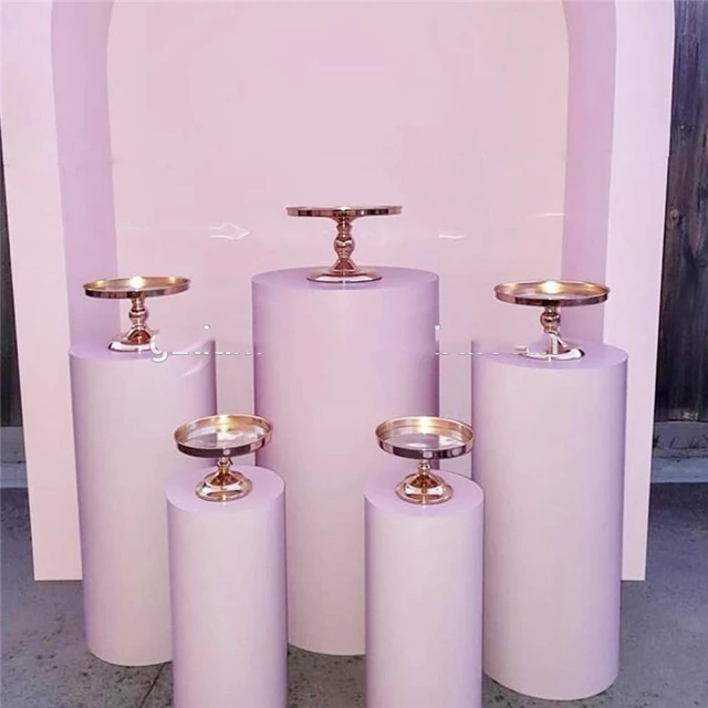 White/golden wedding pedestal round metal frame display plinth set for wedding event in display racks yudao784
White/golden wedding pedestal round metal frame display plinth set for wedding event in display racks yudao784